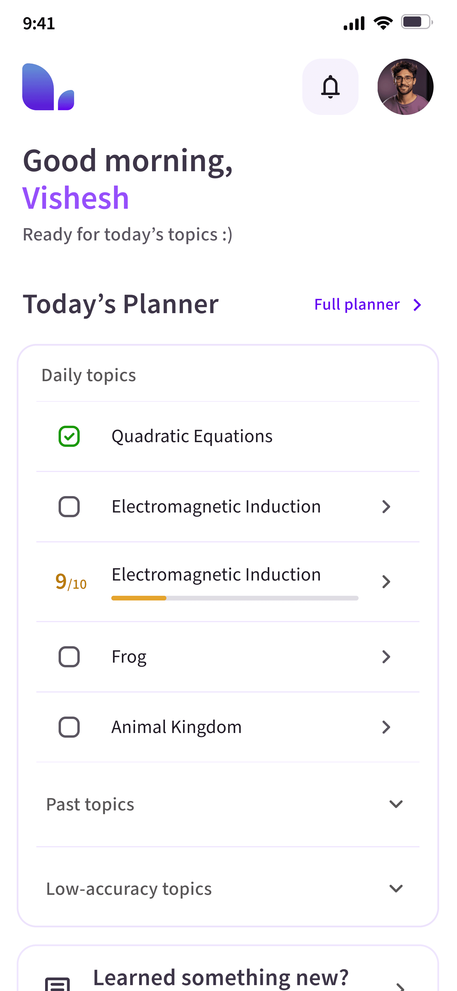 Smart Study Planner